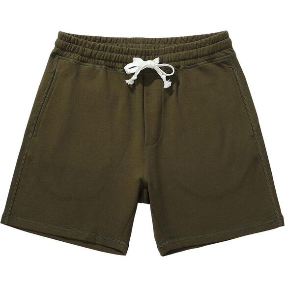 Mens Cargo Shorts Cotton Casual Lounge Shorts Elastic Waist Workout NWT XL - Picture 1 of 7